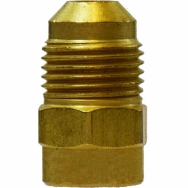 Anderson Metals 3/8 in. Female Flare in. X 1/2 in. D Male Flare Brass Reducing Adapter 4506010AH